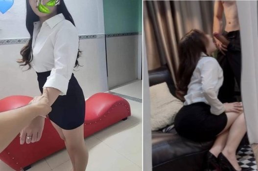 sex nhật xinh Sếp với trưởng phòng ra ngoài chơi gái chạm mặt em thư ký